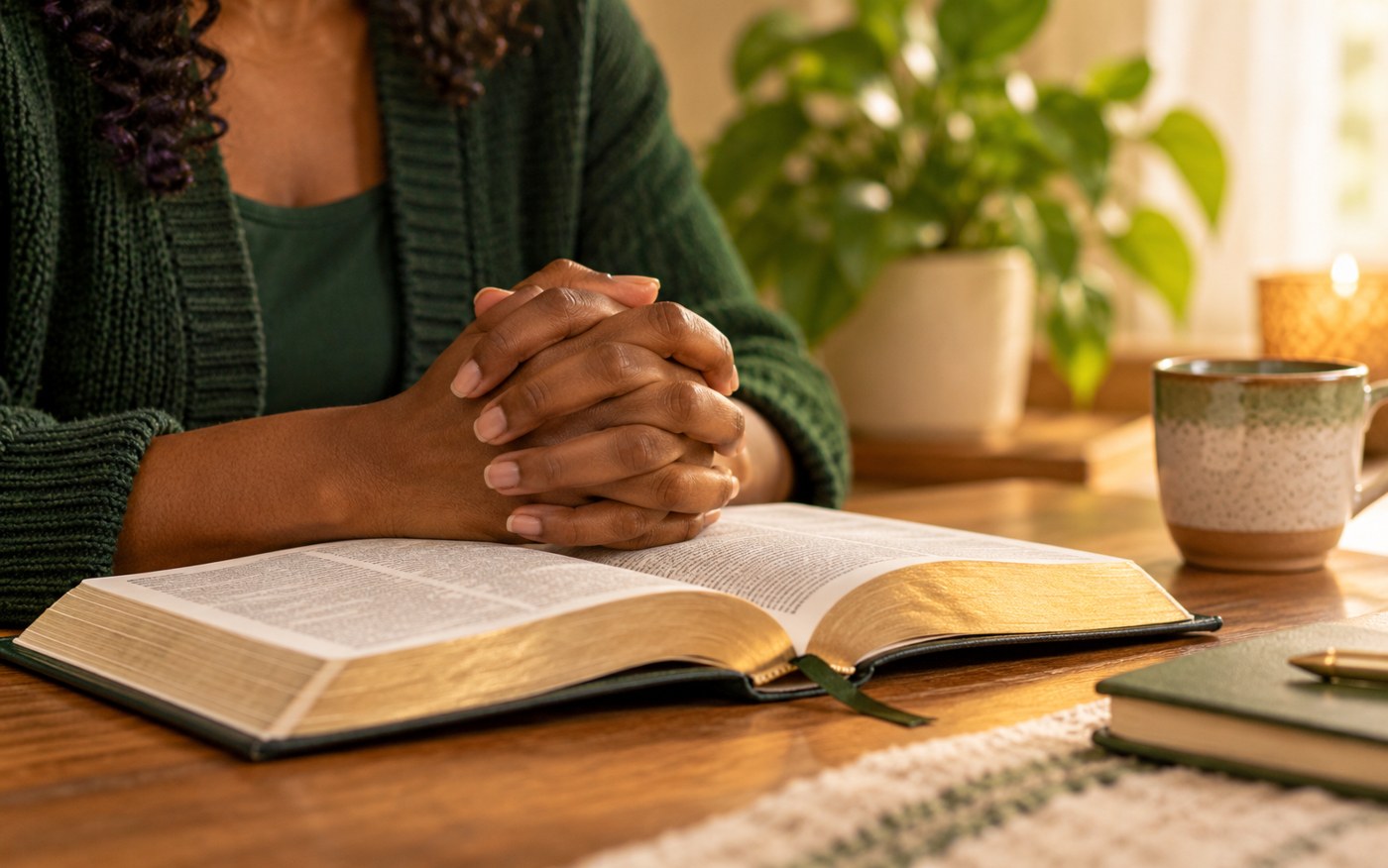 A quiet place for prayer and Bible reading